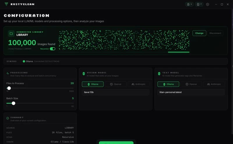 RustyClean screenshot